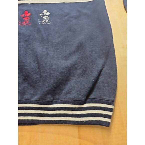 Vintage Mickey & Co Blue & Green Adult Large Sweatshirt Brazos Sportswear 90's - Picture 6 of 16